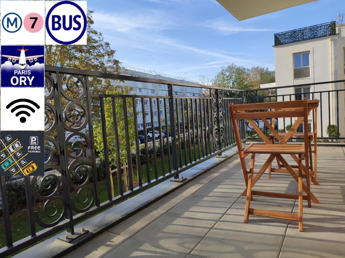 Chambre Privee Dans Un Nouvel Appartement Partage Pres De Paris Avec Parking Gratuit Chevilly-Larue Ngoại thất bức ảnh